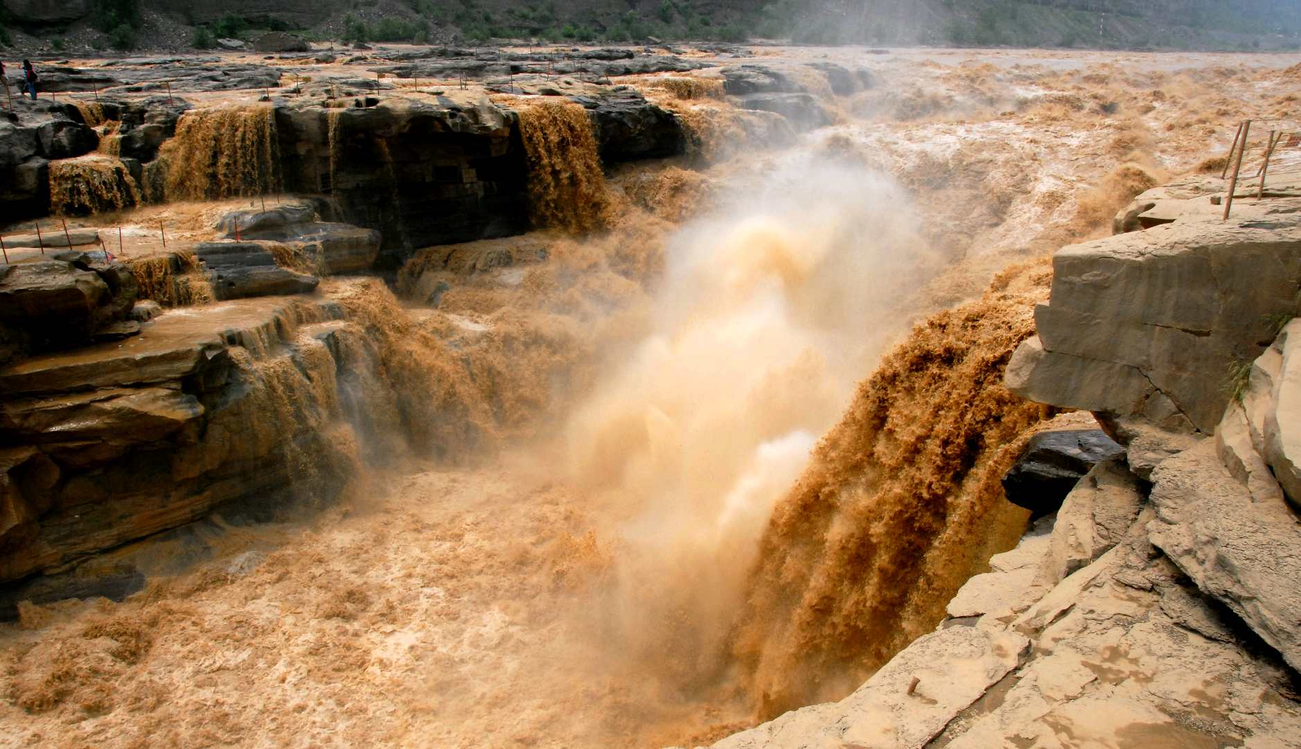 Hukou waterfall Yellow river
