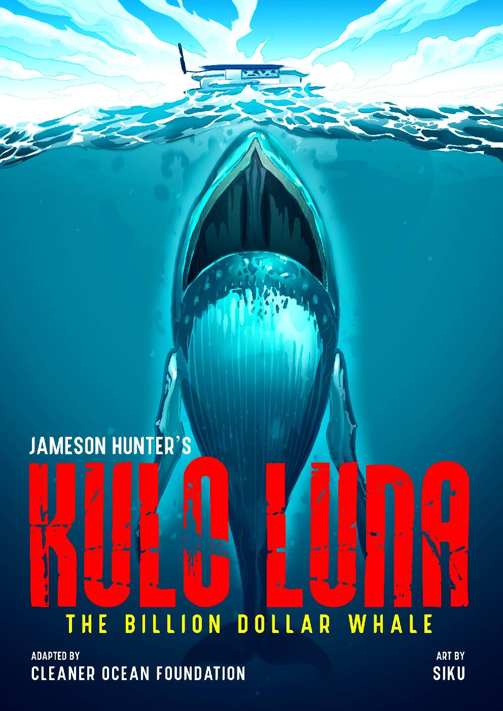 Kulo Luna is a humpback whale who sinks a pirate whaling ship