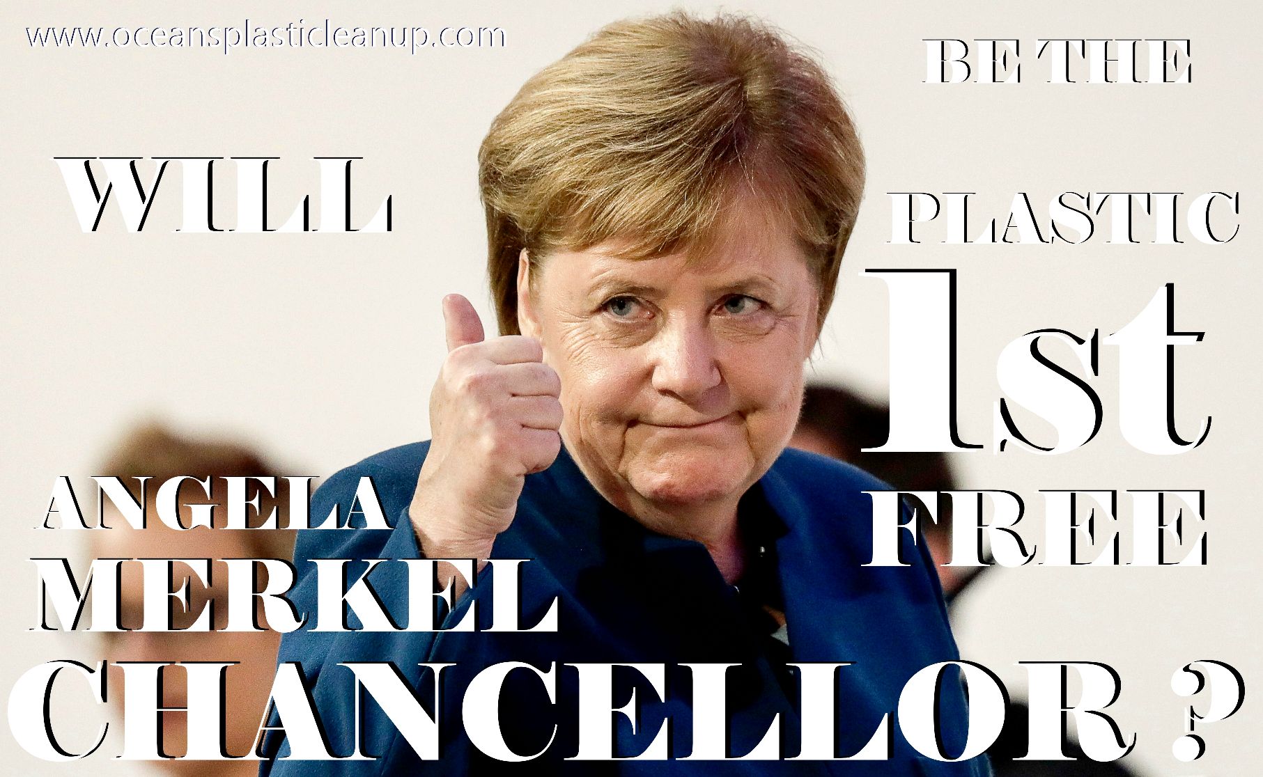 Could Angela Merkel be the first plastic free Chancellor of Germany ?