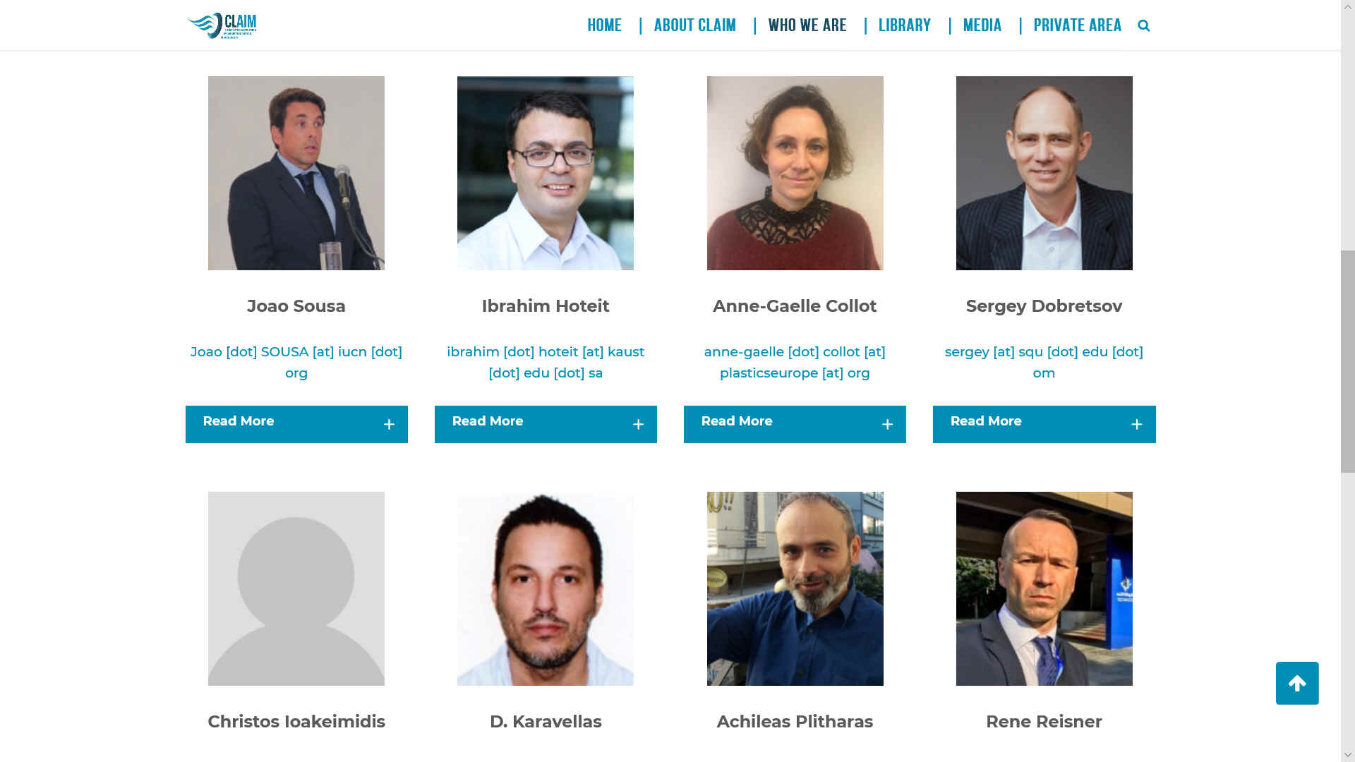 Advisory panel: Joao Sousa, Ibrahim Hoteit, Anne-Gaelle Collet, Sergey Dobretsov, Christos Loakeimidis, D Karavellas, Achileas Plitharas, Rene Reisner