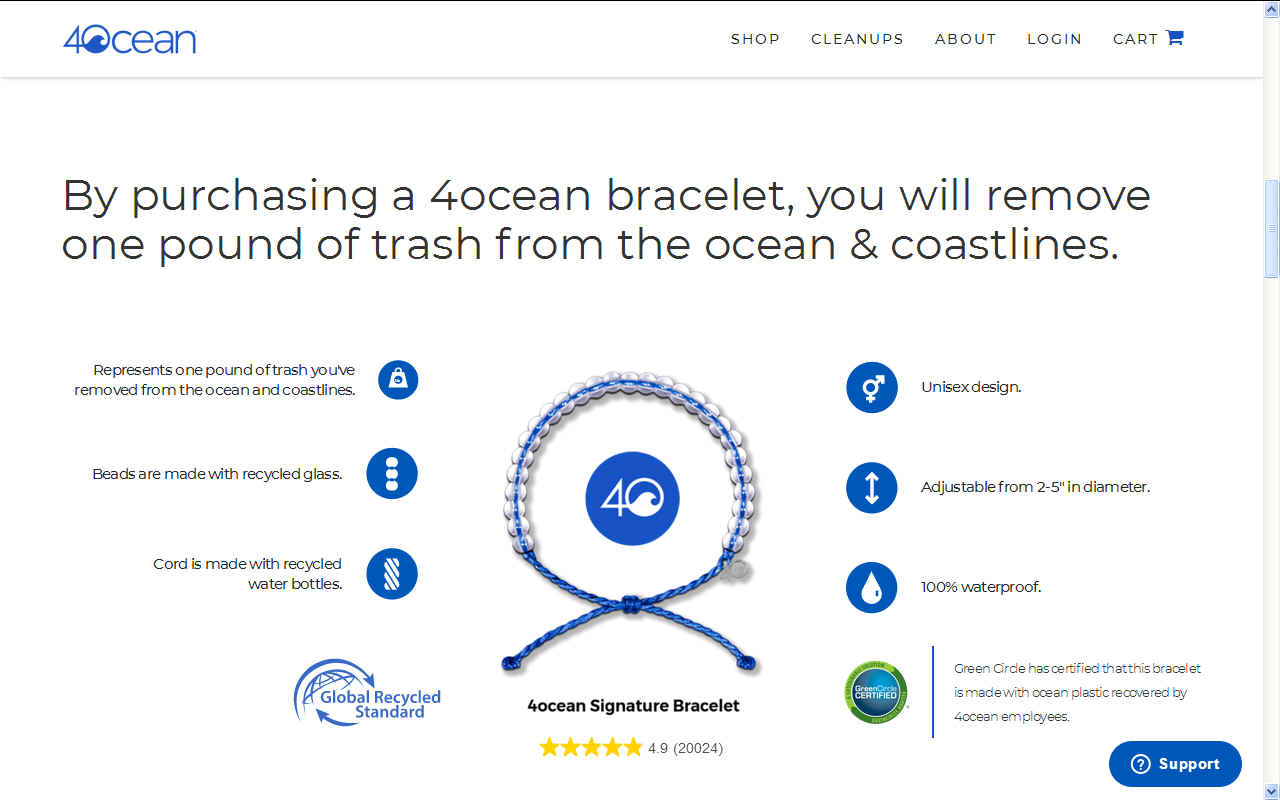 4Ocean Bracelets | The Wander Brand