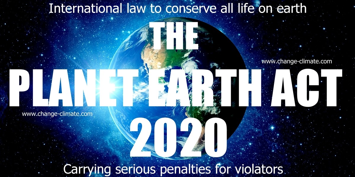 International convention for the protection of the inhabitants of planet earth
